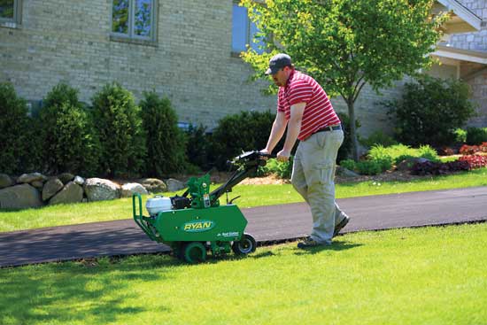 For starting a garden from scratch, along with other chores, renting a sod cutter will save you hours of work, as well as some potential back stiffness.